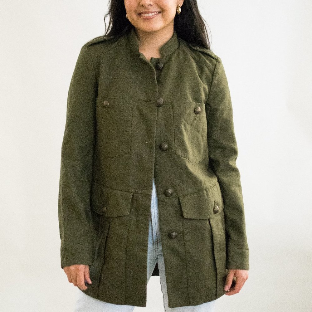 Green Army Style Jacket [XS]